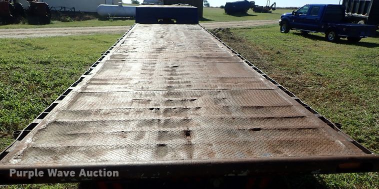 image for item DB7704 1978 Landoll drop tilt deck equipment trailer