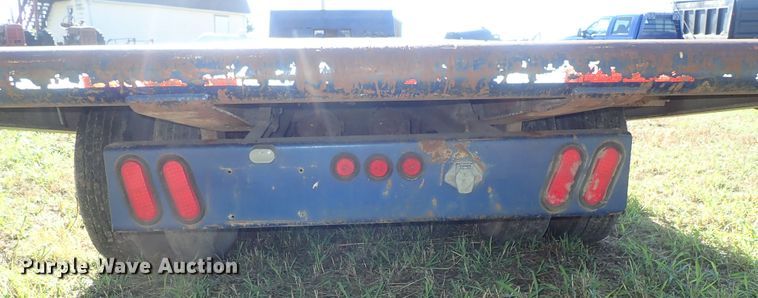 image for item DB7704 1978 Landoll drop tilt deck equipment trailer