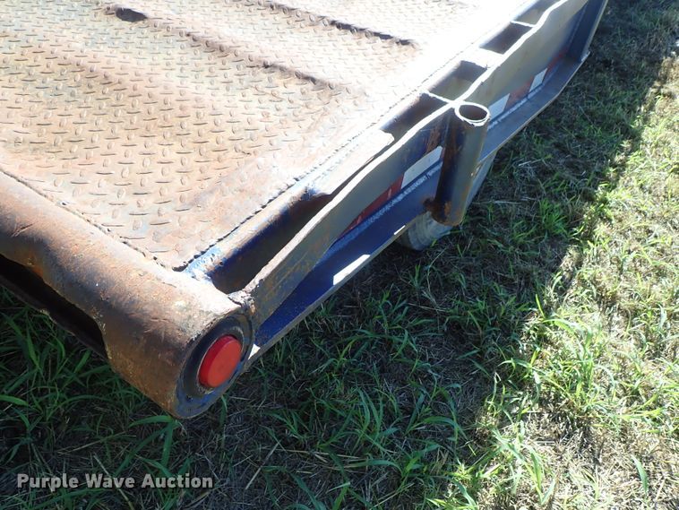 image for item DB7704 1978 Landoll drop tilt deck equipment trailer