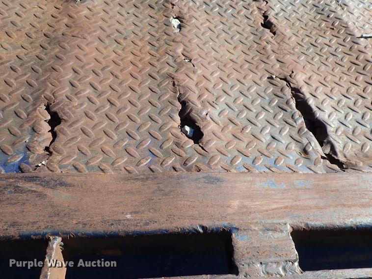 image for item DB7704 1978 Landoll drop tilt deck equipment trailer