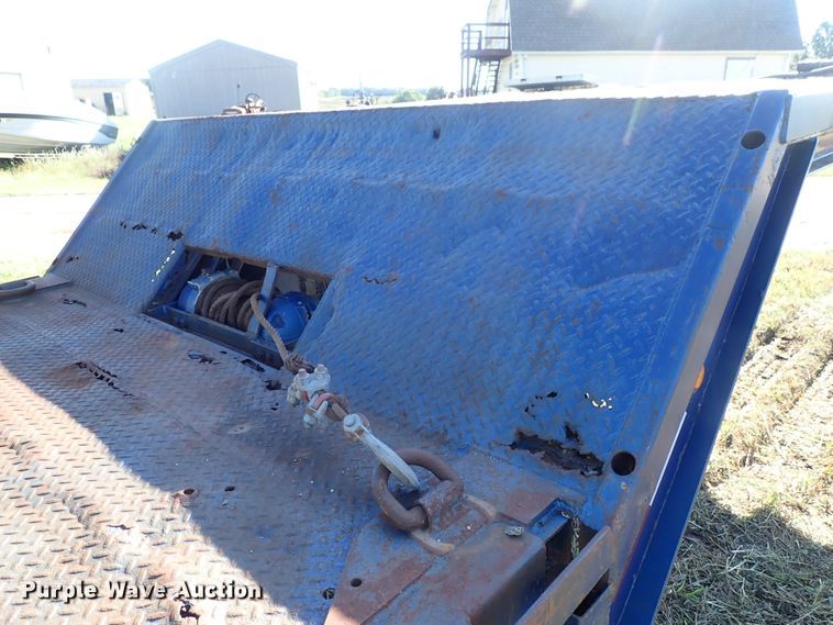 image for item DB7704 1978 Landoll drop tilt deck equipment trailer