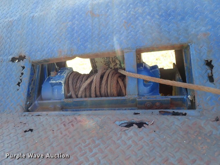 image for item DB7704 1978 Landoll drop tilt deck equipment trailer