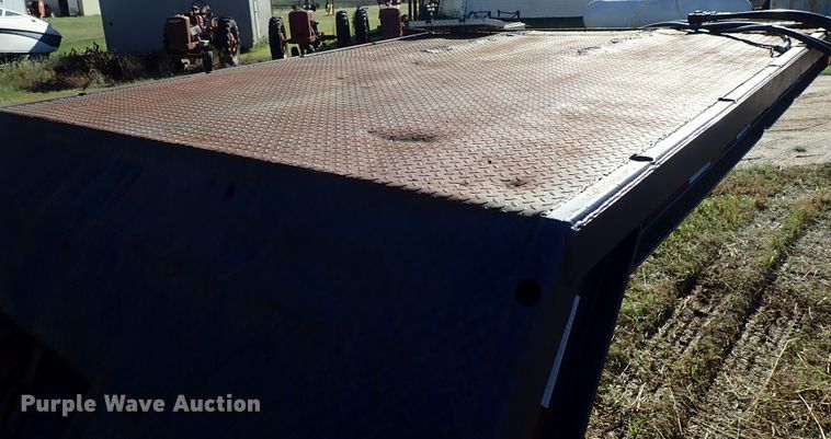 image for item DB7704 1978 Landoll drop tilt deck equipment trailer