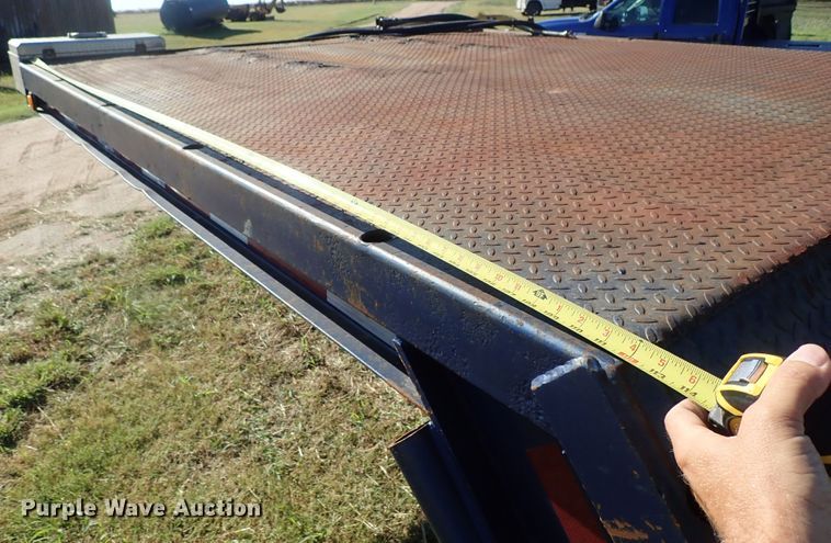 image for item DB7704 1978 Landoll drop tilt deck equipment trailer