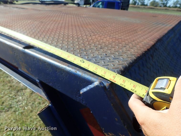 image for item DB7704 1978 Landoll drop tilt deck equipment trailer