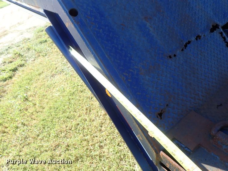 image for item DB7704 1978 Landoll drop tilt deck equipment trailer