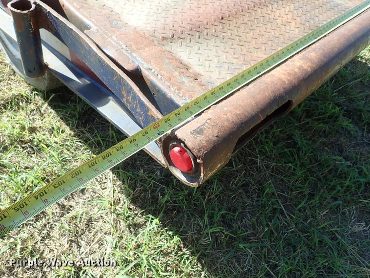 image for item DB7704 1978 Landoll drop tilt deck equipment trailer