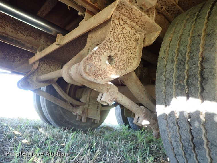 image for item DB7704 1978 Landoll drop tilt deck equipment trailer