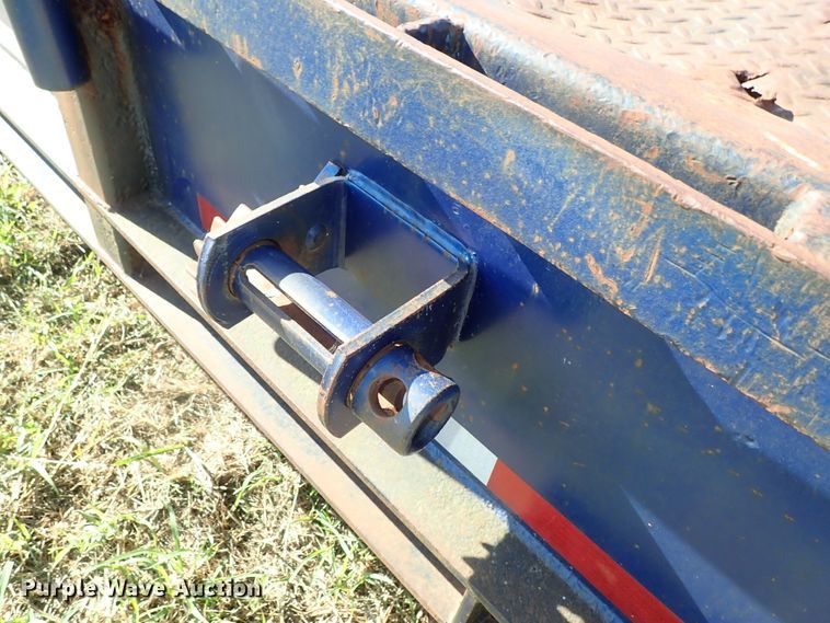 image for item DB7704 1978 Landoll drop tilt deck equipment trailer