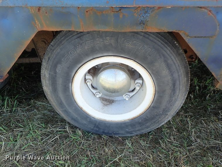 image for item DB7704 1978 Landoll drop tilt deck equipment trailer