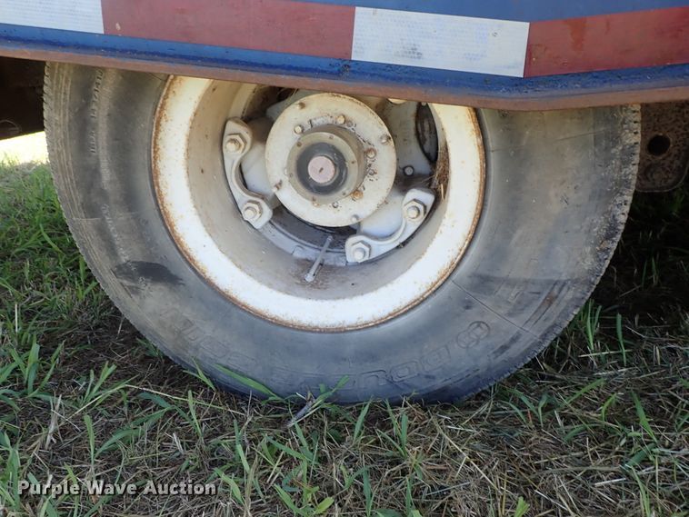 image for item DB7704 1978 Landoll drop tilt deck equipment trailer