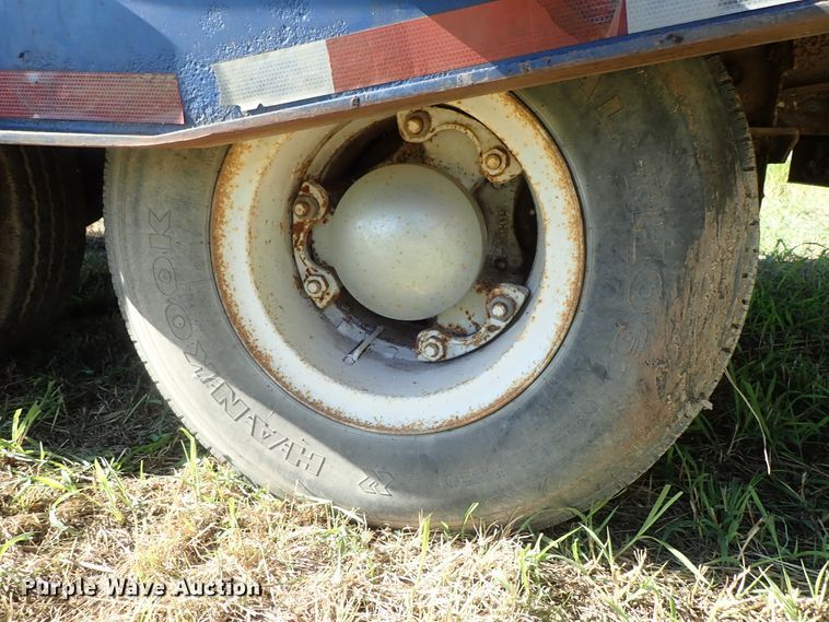 image for item DB7704 1978 Landoll drop tilt deck equipment trailer