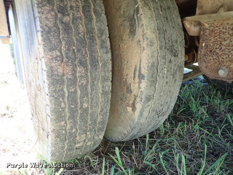 image for item DB7704 1978 Landoll drop tilt deck equipment trailer