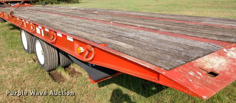 image for item DD7114 2006 Trail Eze TE401 tilt deck equipment trailer