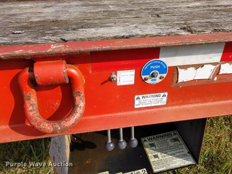 image for item DD7114 2006 Trail Eze TE401 tilt deck equipment trailer