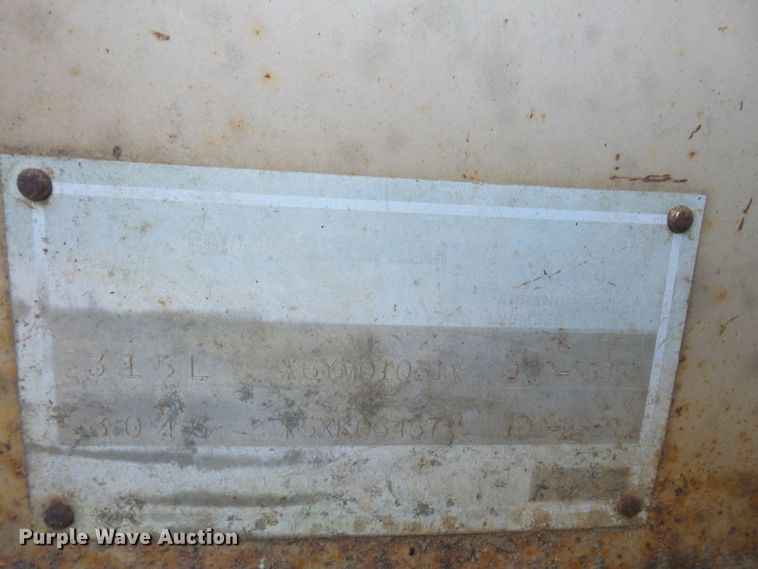 image for item DE2429 1995 Caterpillar 315L excavator