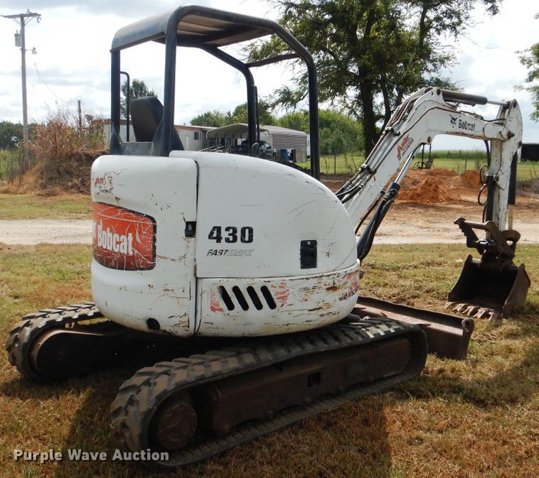 image for item DE4021 2005 Bobcat 430 mini excavator