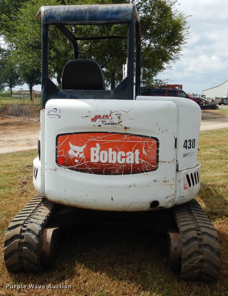 image for item DE4021 2005 Bobcat 430 mini excavator