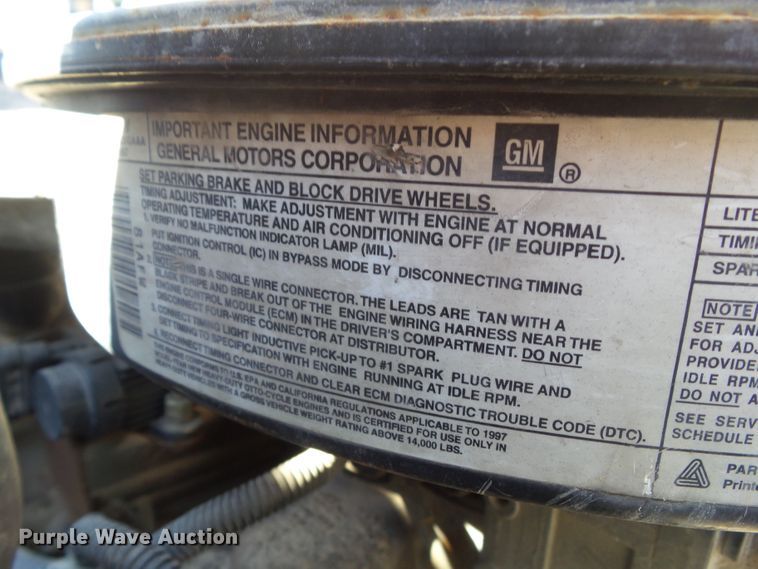 image for item DF0806 1997 Chevrolet C7H042 box truck