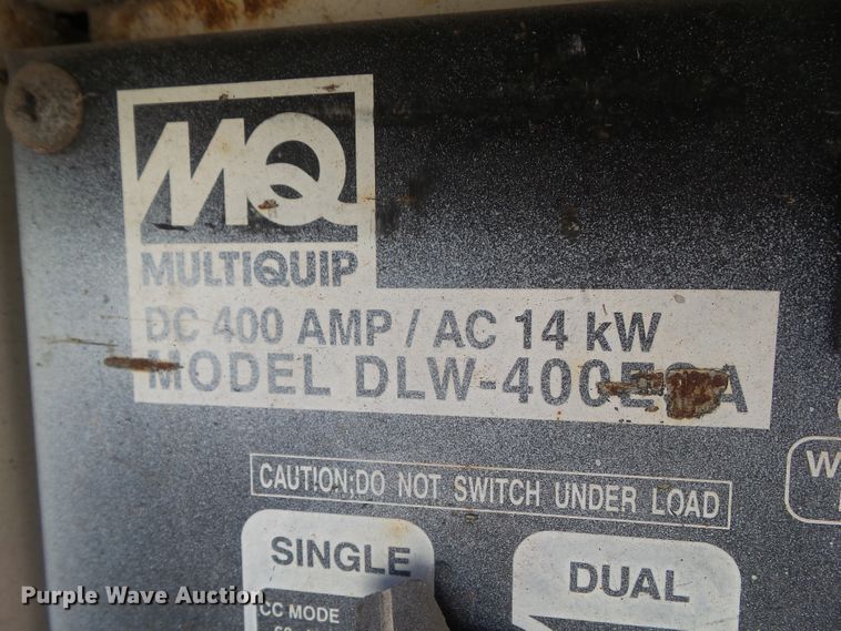 image for item DF0810 Multiquip Whisper Weld welder/generator