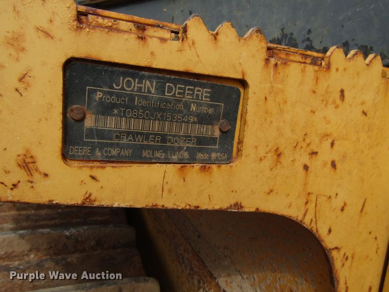 image for item DG0205 2008 John Deere 850J dozer
