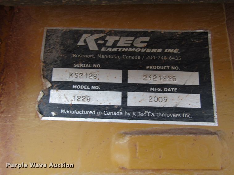 image for item DG0210 2009 Ktec 1228 scraper