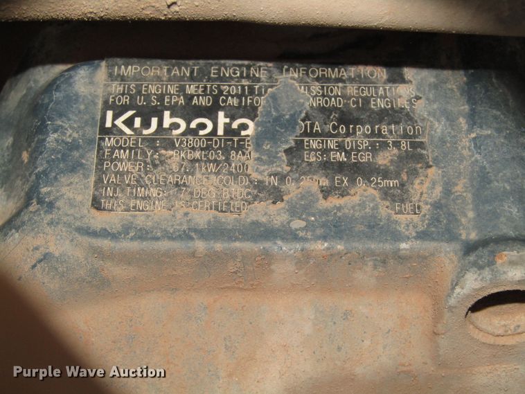 image for item DG0219 2011 Kubota SVL90 skid steer