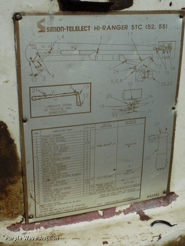 image for item DG2449 2006 International 7300 bucket truck