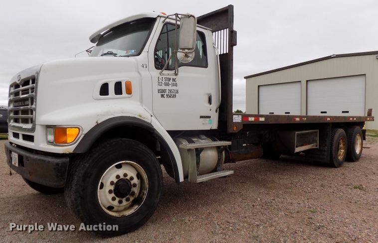 image for item DG2456 2004 Sterling LT7500 flatbed truck