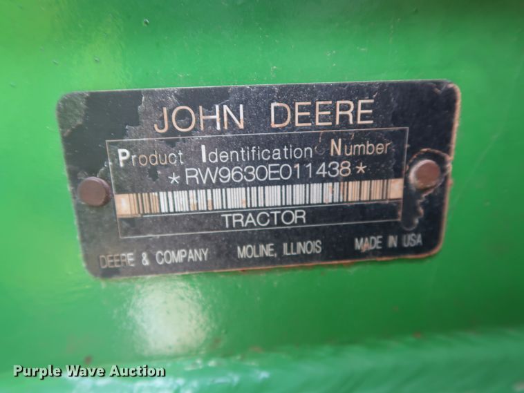 image for item DG4182 2009 John Deere 9630 Scraper Special 4WD tractor