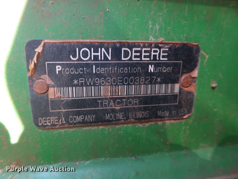 image for item DG4183 2008 John Deere 9630 Scraper Special 4WD tractor
