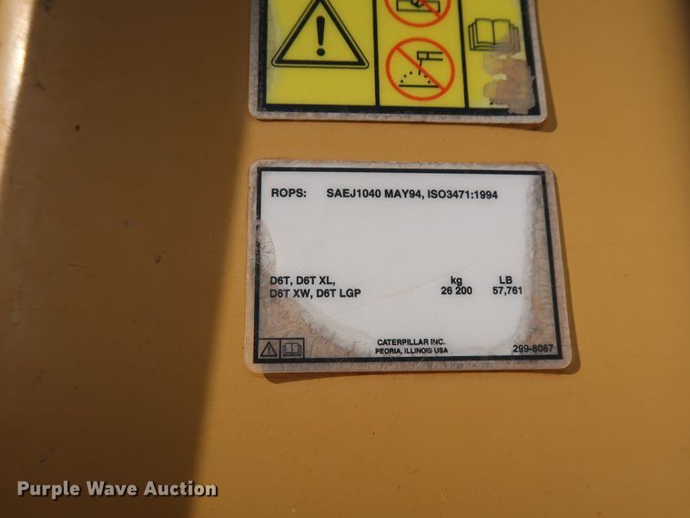 image for item DG4222 2008 Caterpillar D6T XL dozer