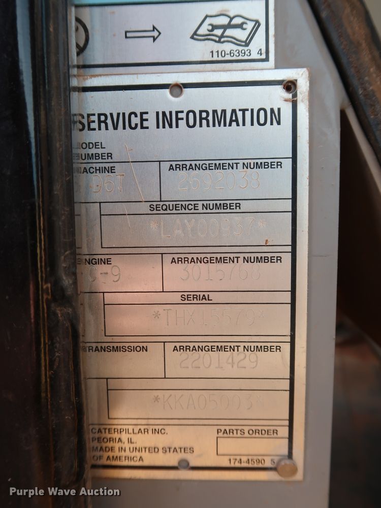 image for item DG4222 2008 Caterpillar D6T XL dozer