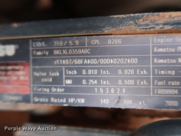 image for item DG4223 2006 Komatsu WA250-5 wheel loader