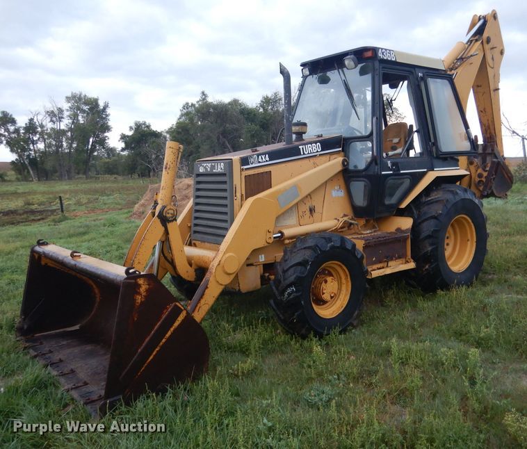image for item DG5844 1993 Caterpillar 436B backhoe