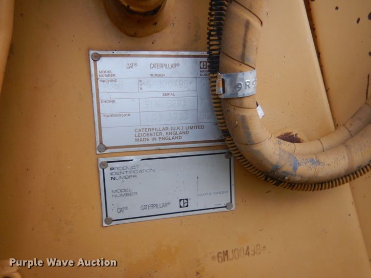 image for item DG5844 1993 Caterpillar 436B backhoe