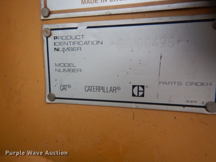 image for item DG5844 1993 Caterpillar 436B backhoe