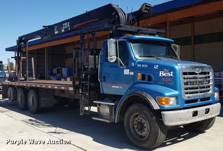 image for item DG7567 2004 Sterling L-Line crane truck