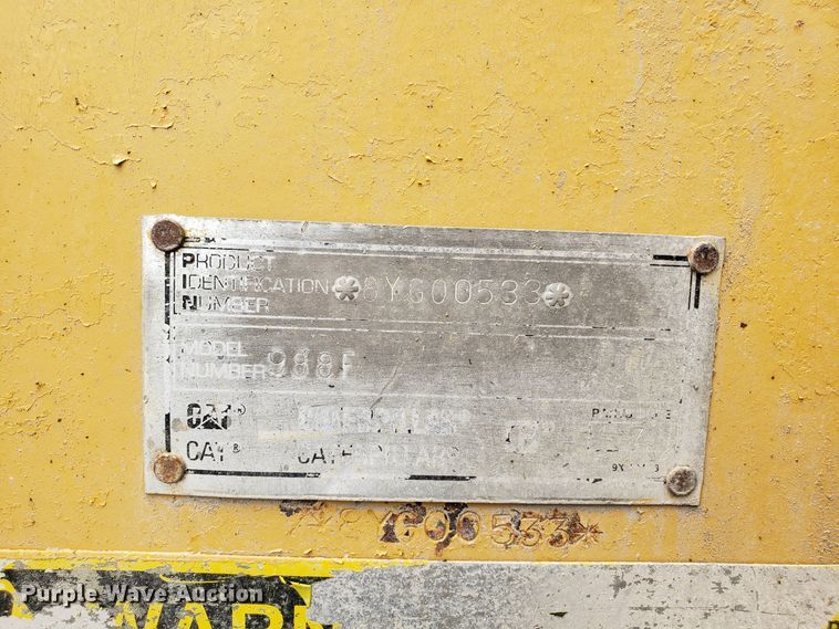 image for item DG7624 1994 Caterpillar 988F wheel loader