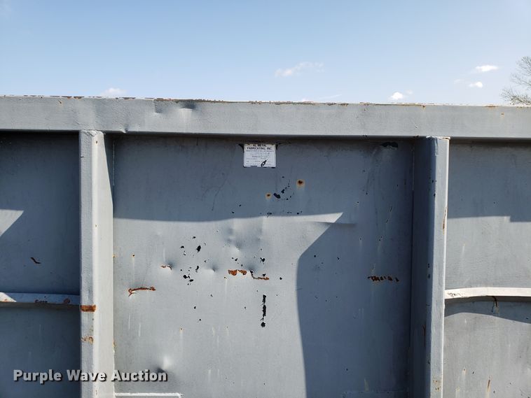 image for item DG7639 KL Metal Fabricating Inc roll-off container