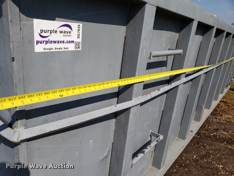 image for item DG7639 KL Metal Fabricating Inc roll-off container