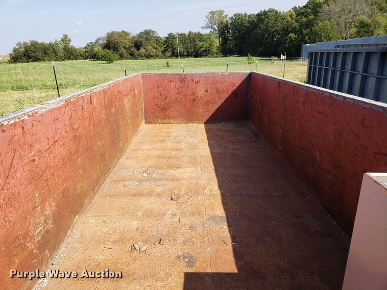 image for item DG7640 KL Metal Fabricating Inc roll-off container