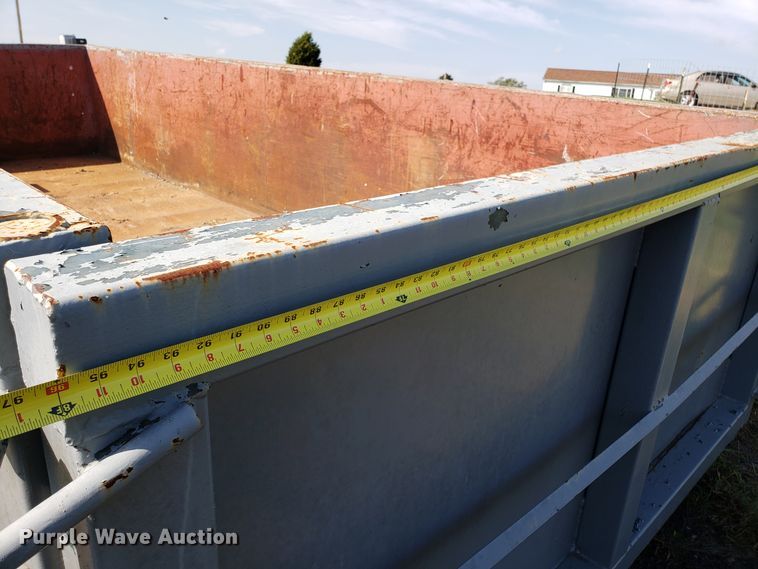 image for item DG7640 KL Metal Fabricating Inc roll-off container