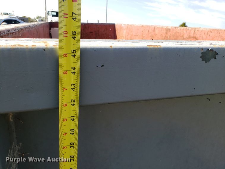 image for item DG7640 KL Metal Fabricating Inc roll-off container