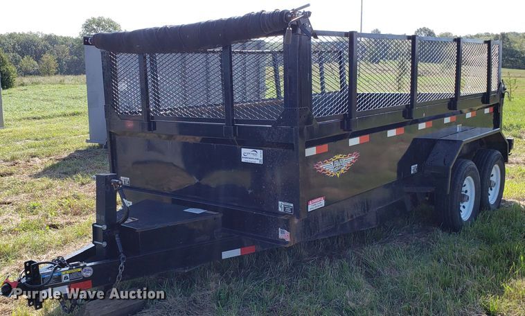 image for item DG7649 2016 H&H dump trailer