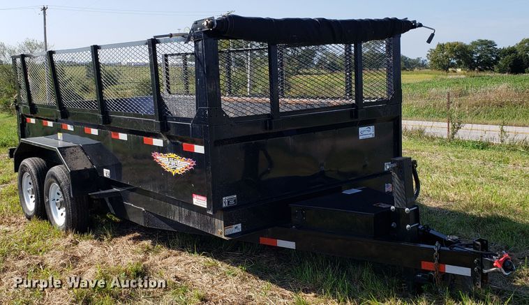 image for item DG7649 2016 H&H dump trailer