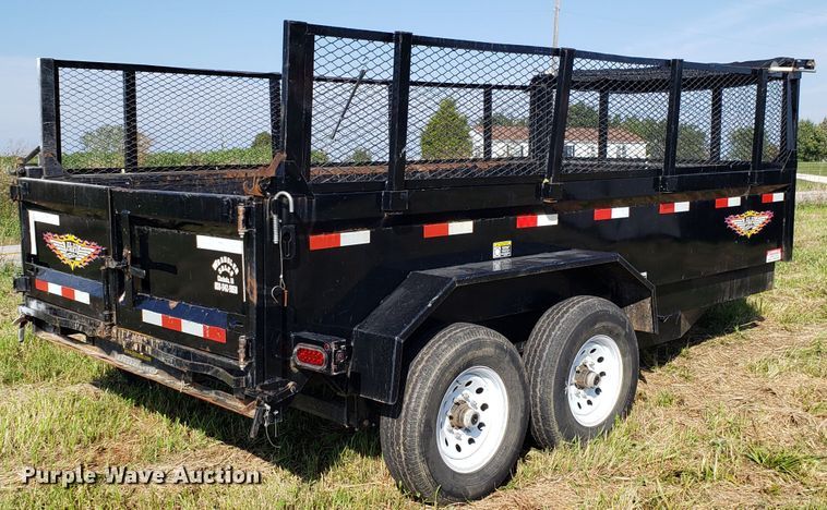 image for item DG7649 2016 H&H dump trailer