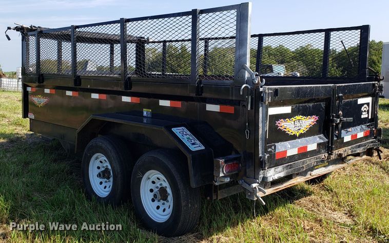 image for item DG7649 2016 H&H dump trailer