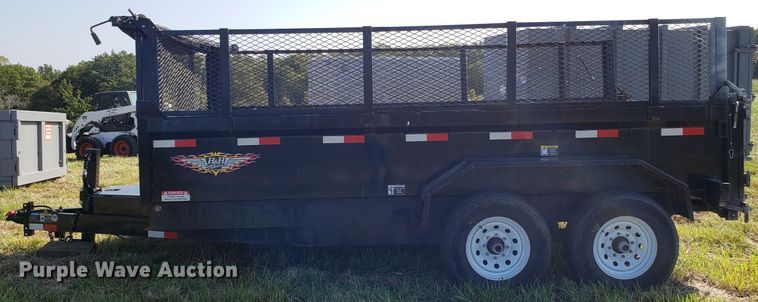 image for item DG7649 2016 H&H dump trailer