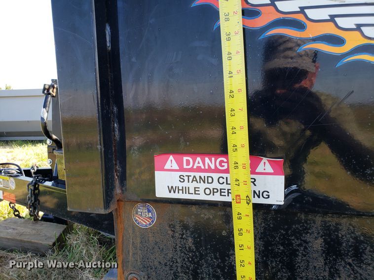 image for item DG7649 2016 H&H dump trailer